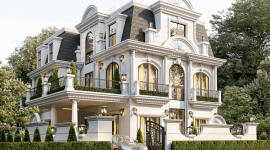 Mẫu biệt thự hiện đại mảng khối bứt phá mọi tiêu chuẩn